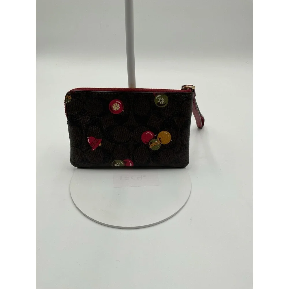 Authentic Women Coach New York Coin Wallet Bag With Zipper